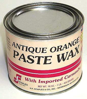 Antique Orange Paste Wax, 4-LB.